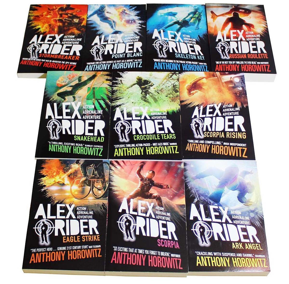 Alex Rider Collection By Anthony Horowitz (Box set 10 tập)